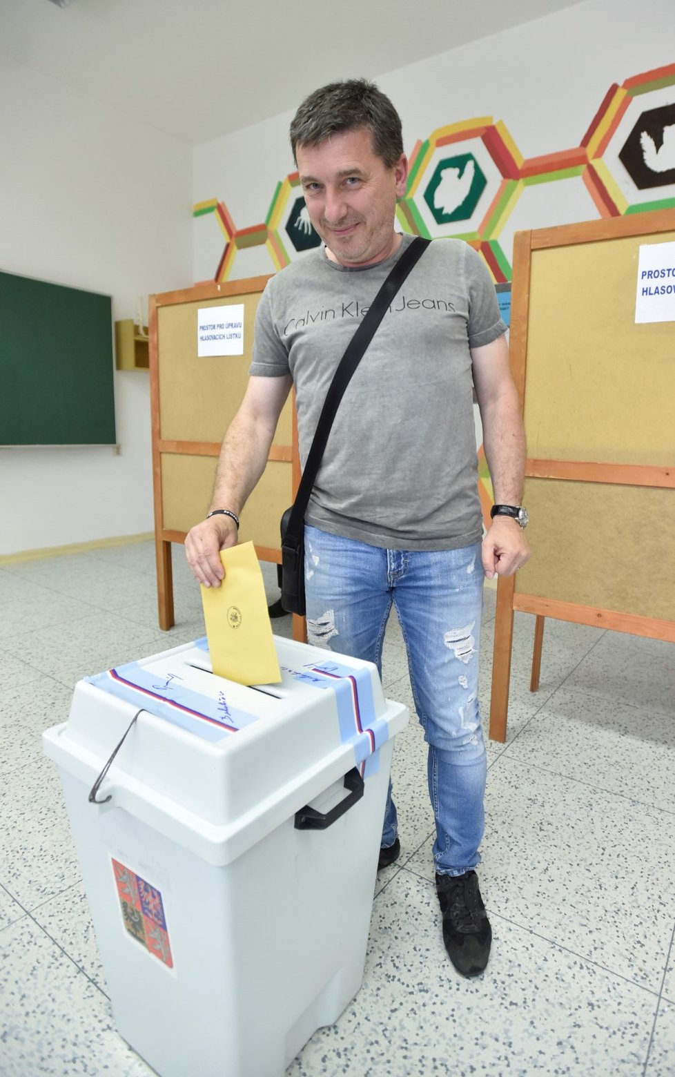 Tomáš Goláň u voleb
