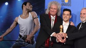 Zlaté Glóby ovládli Queen: Bohemian Rhapsody vyhrála nejlepší film i herce