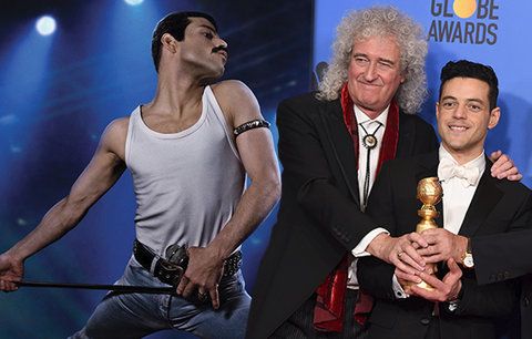 Zlaté Glóby ovládli Queen: Bohemian Rhapsody vyhrála nejlepší film i herce