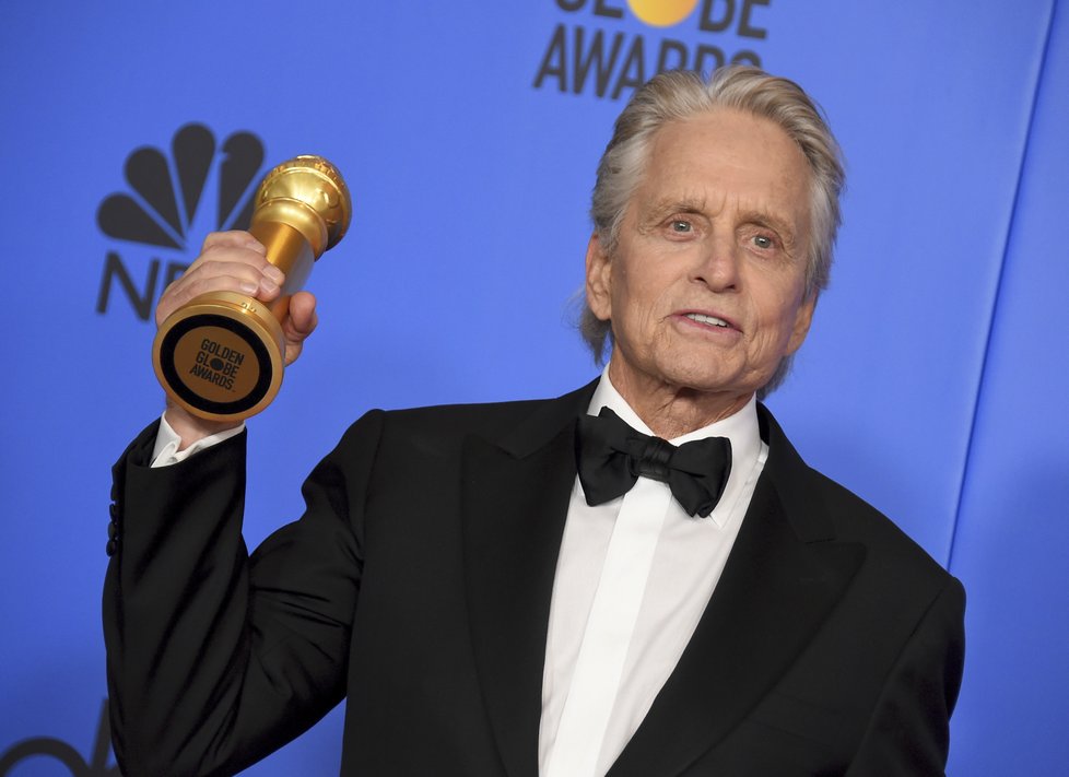 Michael Douglas obdržel cenu za nejlepšího herce v seriálu The Kominsky Method