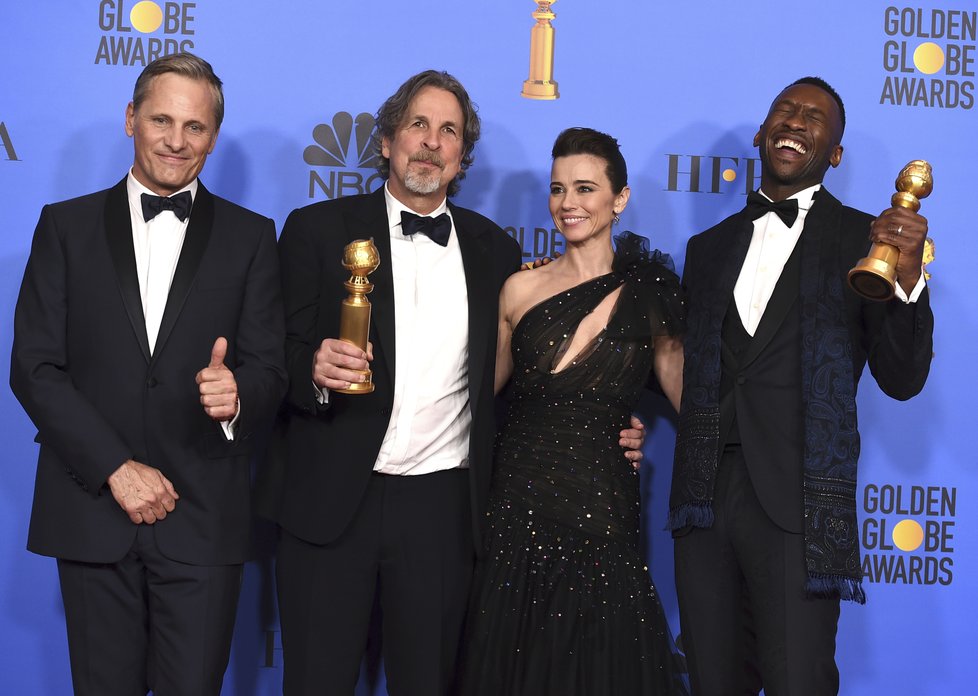 Viggo Mortensen, Peter Farrelly s cenou za režii, Linda Cardellini a Mahershala Ali za vedlejší roli ve filmu Green Book