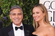 Zlaté glóby 2013: George Clooney a Stacy Keibler