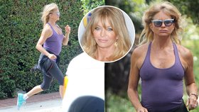 Goldie Hawn ani těsně před sedmdesátkou nehodlá nosit podprsenku.