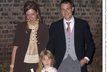 Kate a Ben Goldsmithovi s dcerkou Iris na královské svatbě