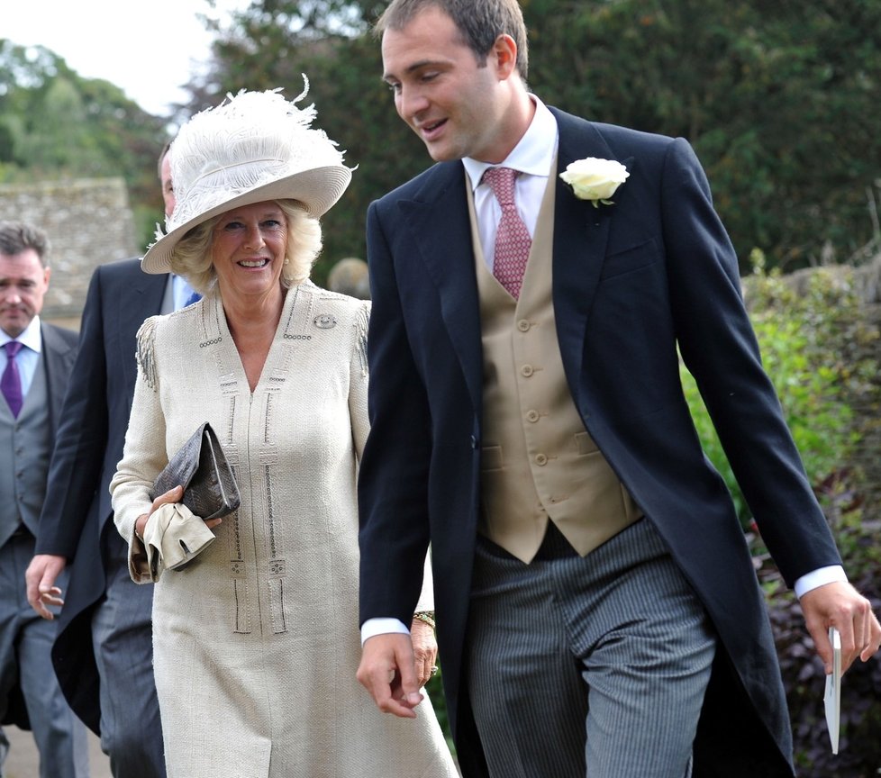 Manželka prince Charlese Camilla na snímku s Benem Goldsmithem