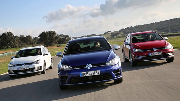 TEST Volkswagen Golf Alltrack, GTD Variant a R Variant: Jízdní dojmy ze Španělska
