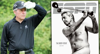 Osmdesátník s tělem třicátníka. Golfista Player vzbudil ohlas jako nahý model