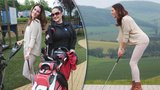 Miss Lucie Váchová zhubla a ukázala sexy zadeček na golfu!