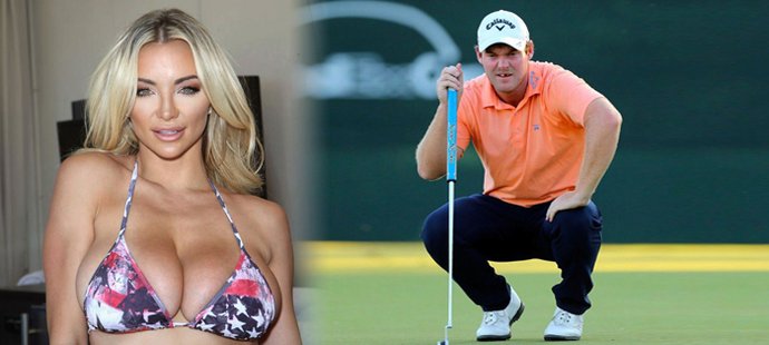 Americký golfista Grayson Murray získal jako caddyho vnadnou modelku Lindsey Pelasovou