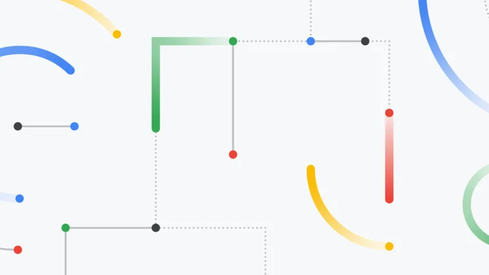 Vizualizace loga umělé inteligence Google Bard