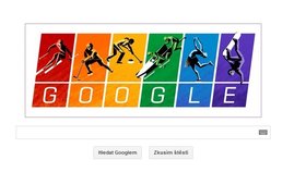 Dnešní Doodle Googlu bojuje duhovými barvami proti homofobii v Rusku, které pořádá zimní olympijské hry.