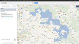 V Pardubickém kraji se podle Google map objevilo 20 kilometrů dlouhé jezero