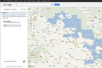 V Pardubickém kraji se podle Google map objevilo 20 kilometrů dlouhé jezero