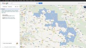 V Pardubickém kraji se podle Google map objevilo 20 kilometrů dlouhé jezero