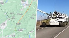 Ruskou invazi „propálila“ dopravní aplikace. Vojenskou kolonu ukázala jako zácpu