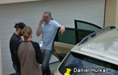 Daniel Hůlka na Google Street View