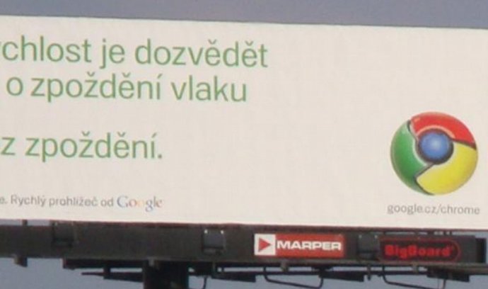 google, venkovní reklama
