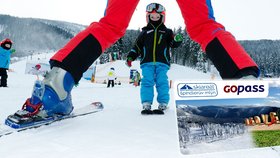 Lyžovat za hubičku s kupony z Blesku může klidně celá rodina.