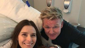 Gordon Ramsay s manželkou Tanou a synem Oscarem