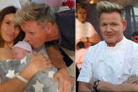 Šéfkuchař Gordon Ramsay (57) se raduje: Manželka (49) mu porodila šesté dítě!