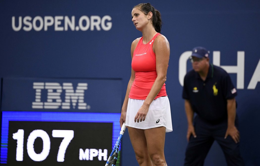 Německá tenistka Julia Görgesová během US Open