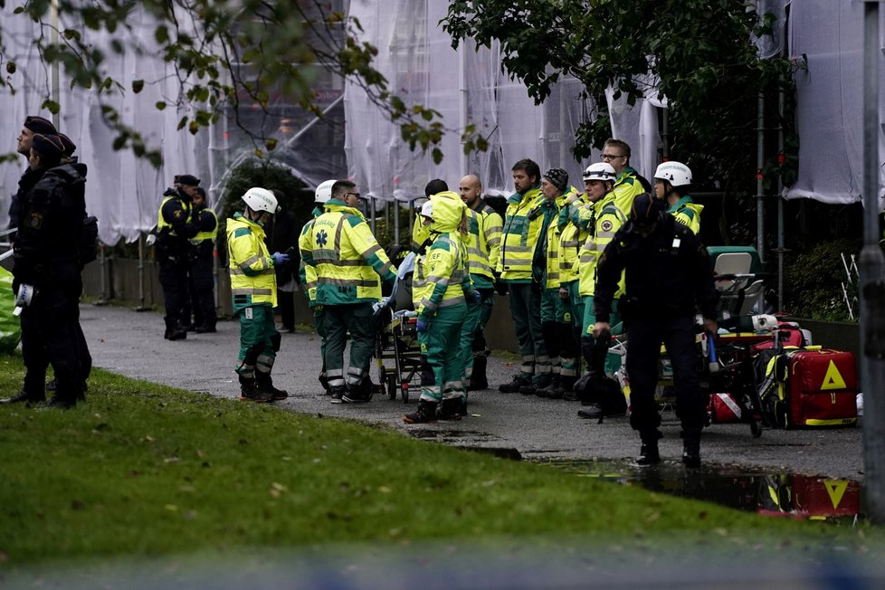 Exploze v domě ve švédském Göteborgu si vyžádala několik zraněných (28.9.2021)