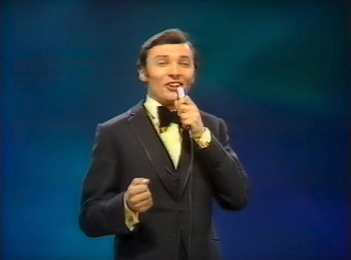 Takto Karel Gott 12. dubna 1968 zpíval v Londýně na Eurovizi.