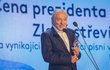 Karel Gott při přebírání Zlatého střevíčku