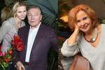 Karel Gott s manželkou a Kamila Magálová