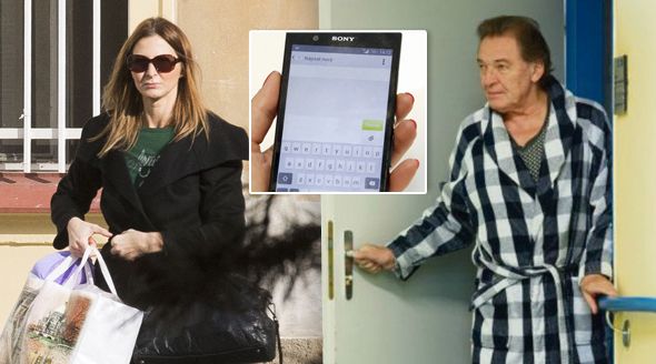 Ivana Gottová rozeslala skupině Karlových přátel SMS zprávu s instrukcemi.