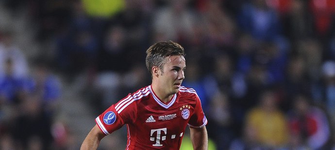 Mario Götze v dresu Bayernu Mnichov