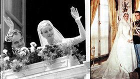Svatba monackého knížete Rainiera III. s populární americkou herečkou Grace Kelly