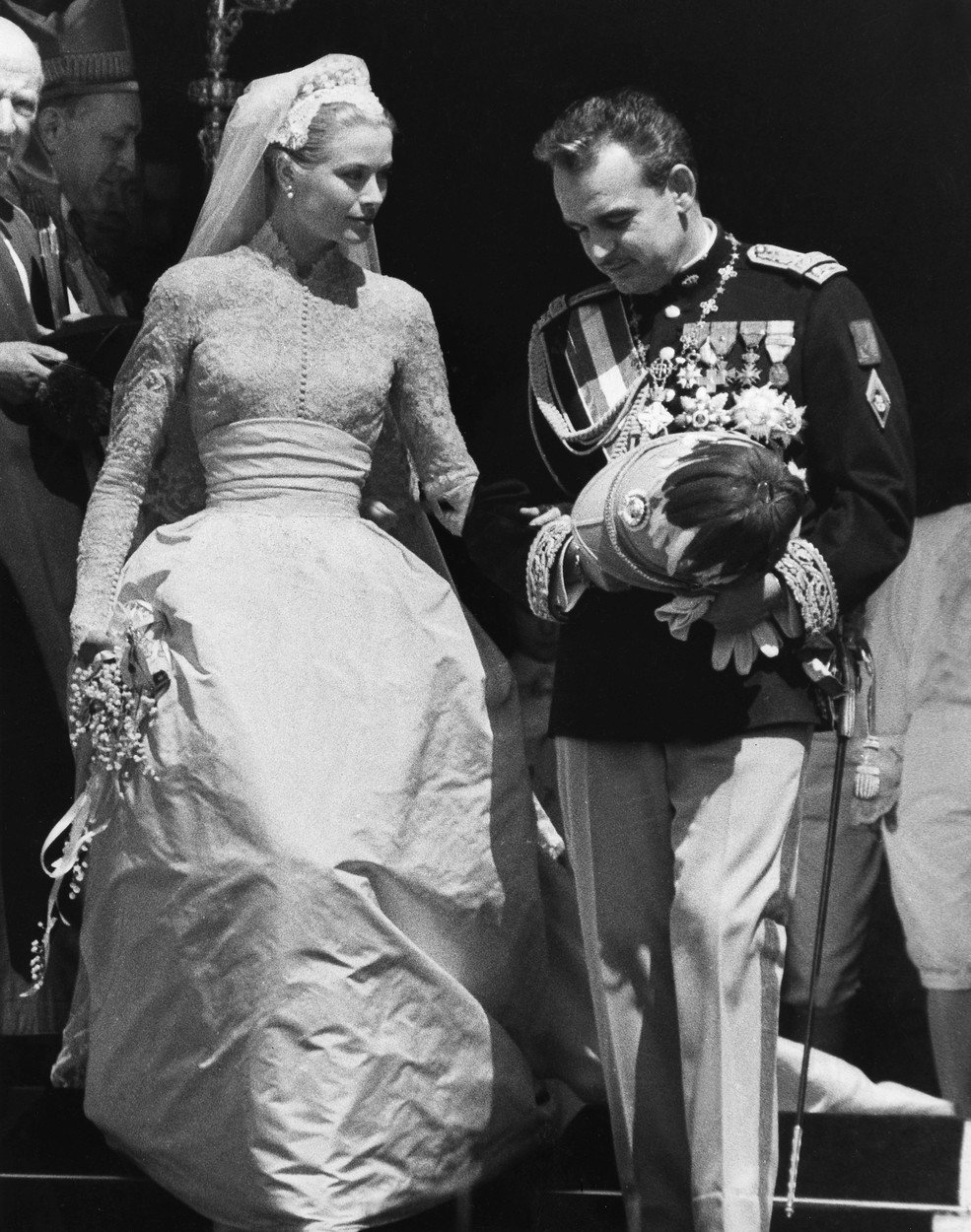 Svatba monackého knížere Rainiera III. s populární americkou herečkou Grace Kellyovou.