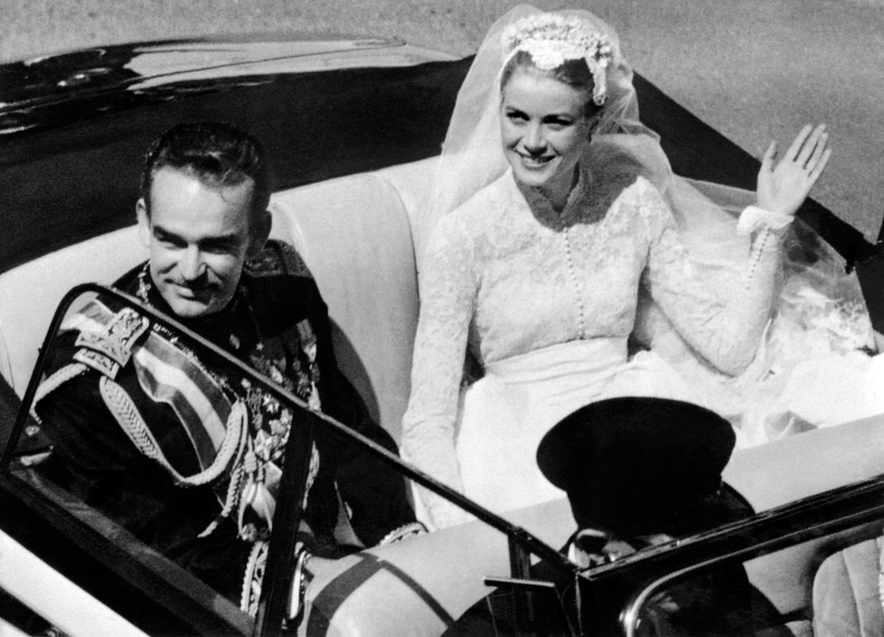 Svatba monackého knížere Rainiera III. s populární americkou herečkou Grace Kelly