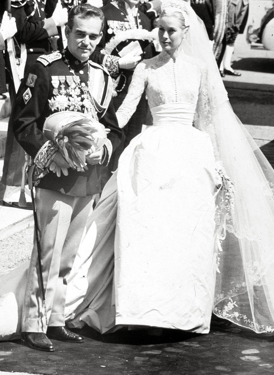 Svatba monackého knížete Rainiera III. s populární americkou herečkou Grace Kellyovou