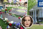 Elvisův Graceland: Vedle krále rokenrolu před rokem spočinula i dcera Lisa Marie (†54)