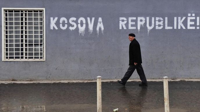 Grafitti v kosovské Prištině