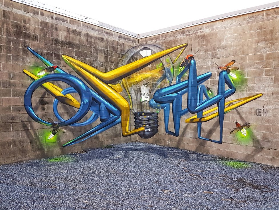 Graffiti od portugalského umělce