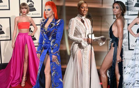 To nejlepší z Grammy 2016: Sněhová víla Beyoncé, polonahá Ciara a Lady Gaga jako David Bowie