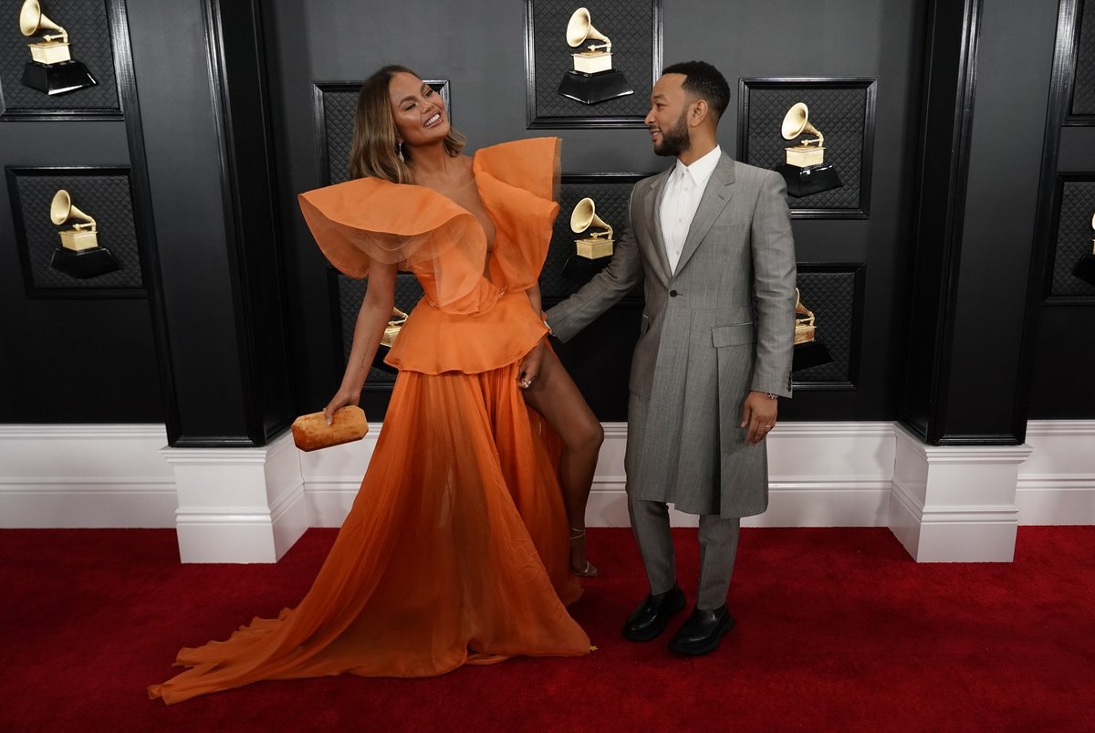 Grammy 2020: Chrissy Teigen a John Legend