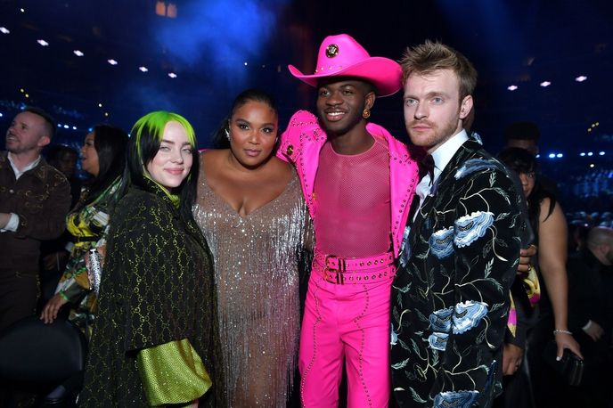 Billie Eilish, Lizzo, Lil Nas X a Finneas O'Connell