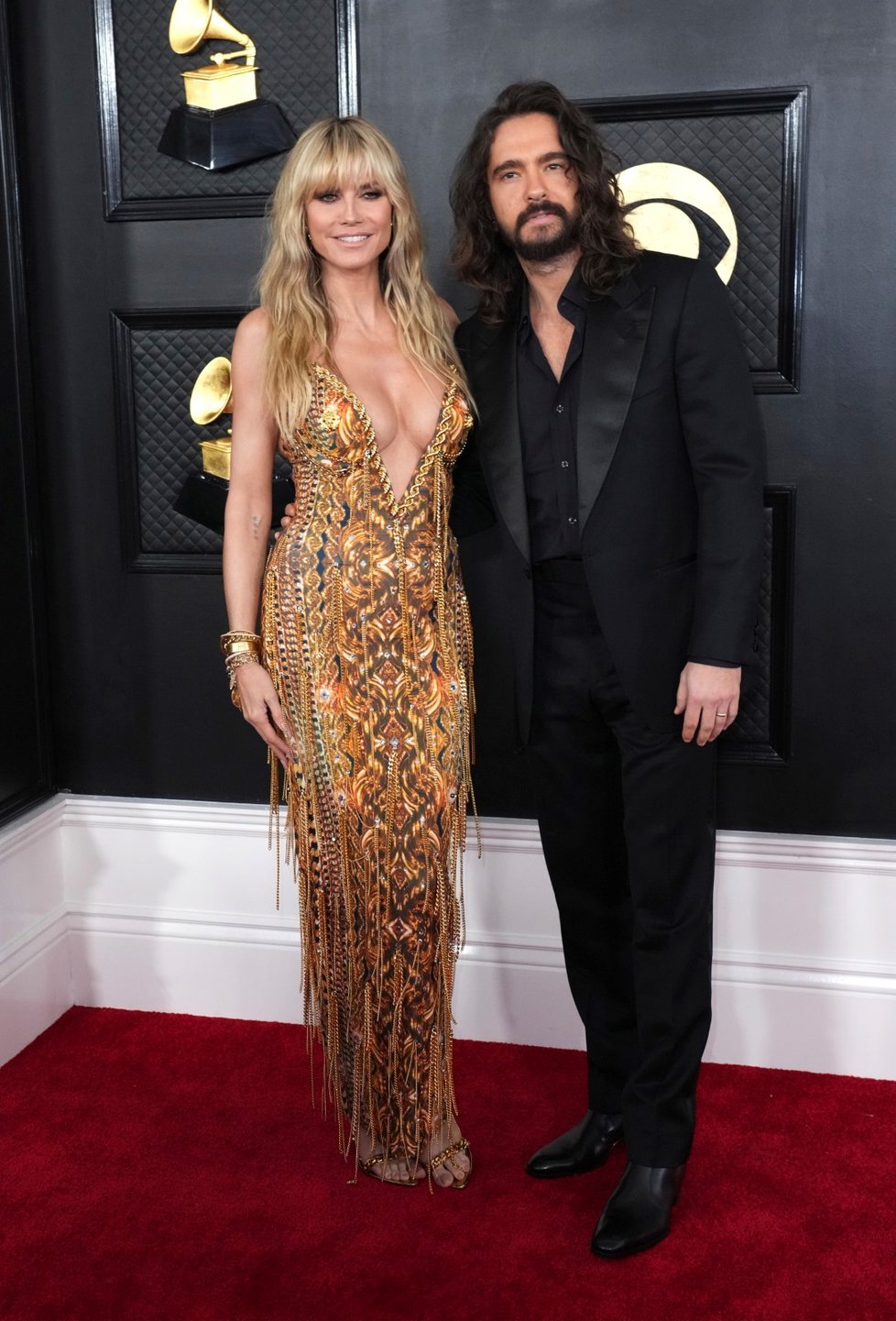 Outfity z předávání hudebních cen Grammy 2023 - Heidi Klum