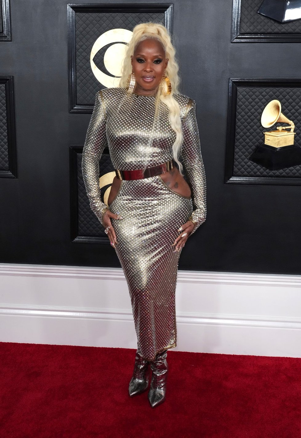 Outfity z předávání hudebních cen Grammy 2023 - Mary J. Blige