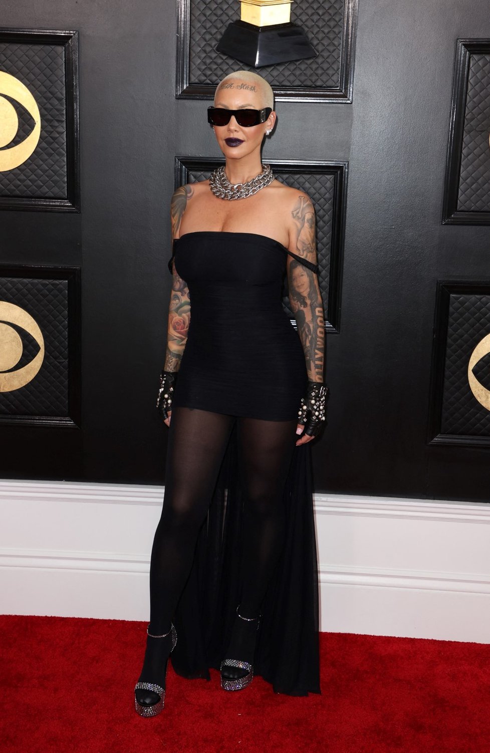 Outfity z předávání hudebních cen Grammy 2023 - Amber Rose