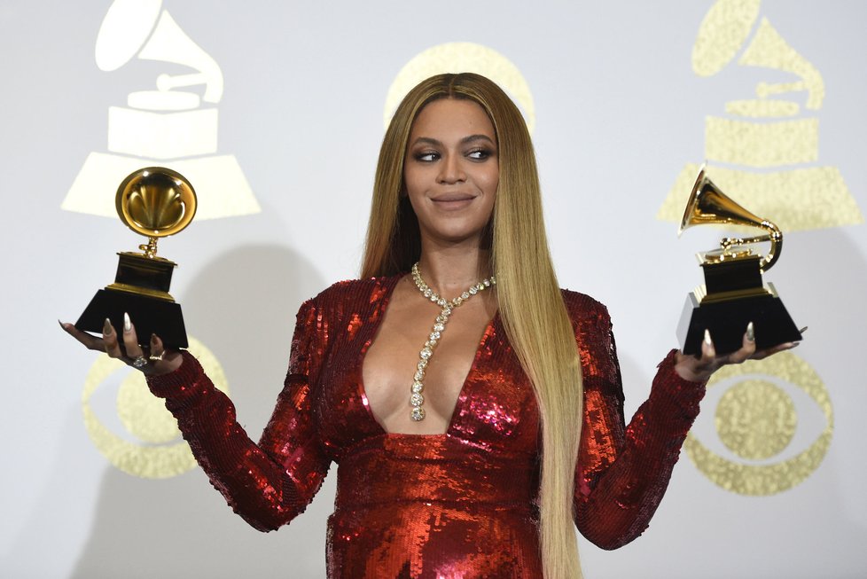 Beyoncé získala dvě ceny Grammy.