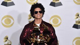 Grammy Awards 2018: Hudební ceny ovládl Bruno Mars