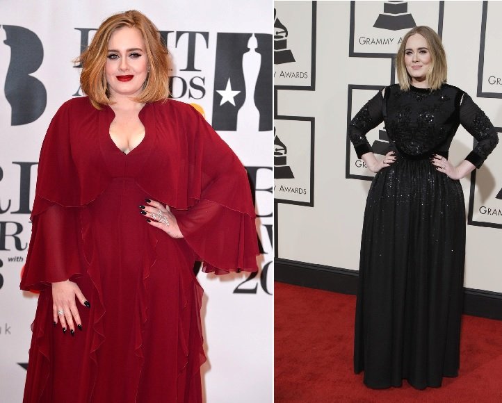 Před dvěma týdny vypadala Adele na cenách Grammy mnohem lépe.