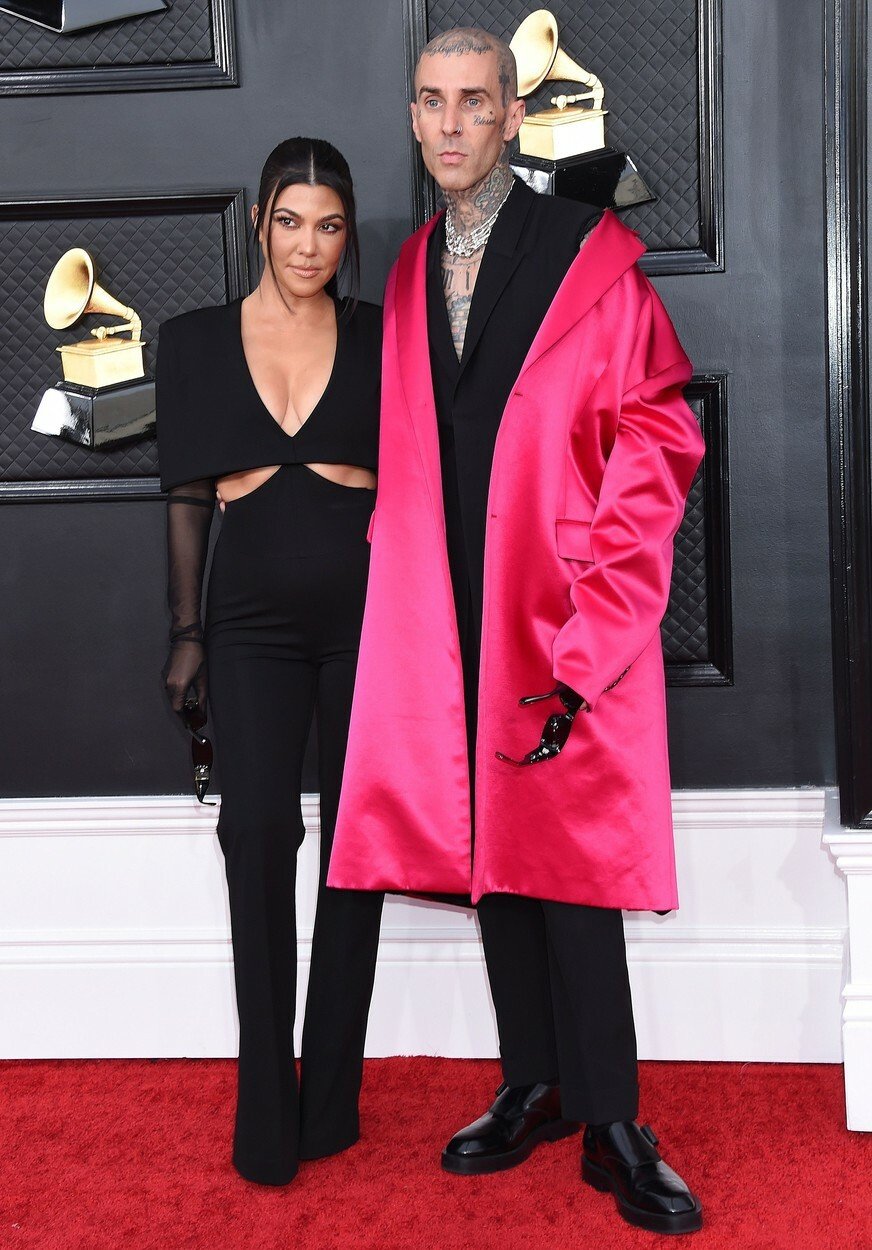 Grammy 2022 - Kourtney Kardashian a Travis Barker