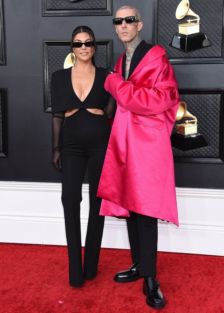 Grammy 2022 - Kourtney Kardashian a Travis Barker