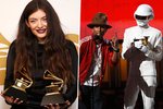 Vítězka píně roku Lorde a absolutní vítězové Grammy Daft Punk